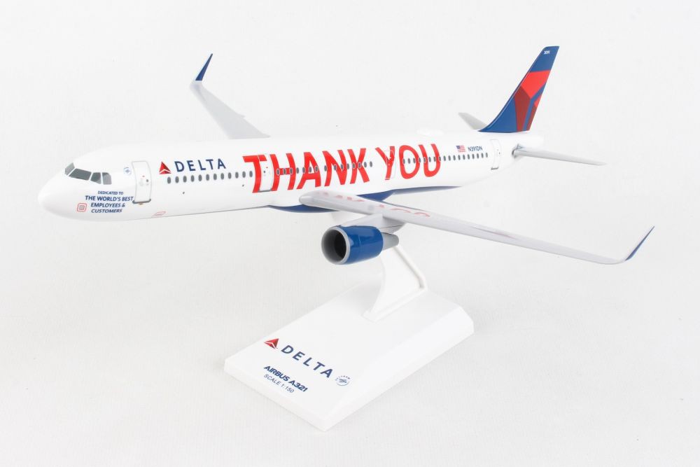 Delta Airbus A321 "Thank You" - Skymarks 1/150 SKR1057 - Passion Diecast