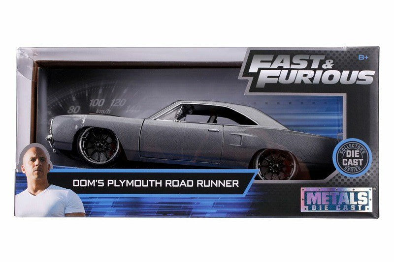 Dom's Plymouth Road Runner - Fast & Furious -  Jada 1/24 - 30745 -  Passion Diecast