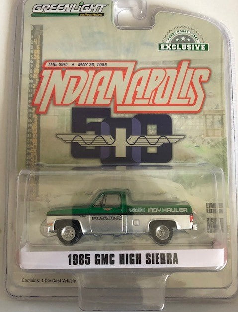 1985 GMC High Sierra 69th Annual Indianapolis 500 Official Truck  - GREENMACHINE 1/64  Hobby Exclusive - 30202GR