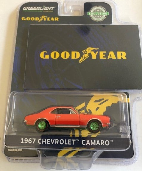 1967 Chevrolet Camaro - Wide Boots "New Wide Tread tires from Goodyear" - GREENMACHINE 1/64  Hobby Exclusive - 30195GR