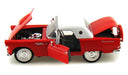 1956 Ford Thunderbird T-Bird Red -  Motormax 1/24 - 73312 RD  -Passion Diecast 