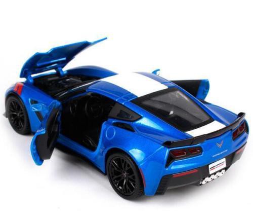 2017 Chevrolet Corvette Grand Sport Blue - Maisto 1/24 - 31516 BL - Passion Diecast 