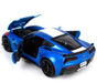 2017 Chevrolet Corvette Grand Sport Blue - Maisto 1/24 - 31516 BL - Passion Diecast 