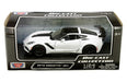 2019 Chevrolet Corvette ZR1 White - Motormax 1/24 - 79356 WH  - Passion Diecast 