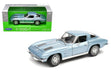 1963 Chevrolet Corvette Blue  -  Welly 1/24 - 24073 BL - Passion Diecast 