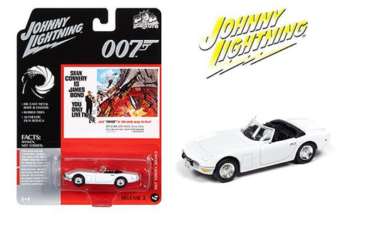 1967 Toyota 2000GT - James Bond 007 -  You Only Live Twice   - Johnny Lightning 1:64 - JLSP125 -  Passion Diecast 