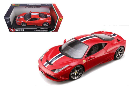 Ferrari 458 Special Red -  Bburago 1/18 -16002 - Passion Diecast 