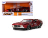 1973 Ford Mustang Mach 1 Firestone Red - Bigtime Muscle  -  Jada 1/24 - 32301 - Passion Diecast 