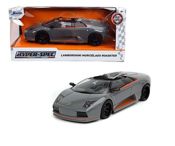 Lamborghini Murcielargo Roadster Grey - Hyper-Spec - Jada 1/24 - 32569 - Passion Diecast 