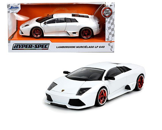 Lamborghini Murcielargo LP640 White - Hyper-Spec - Jada 1/24 - 32570  - Passion Diecast 