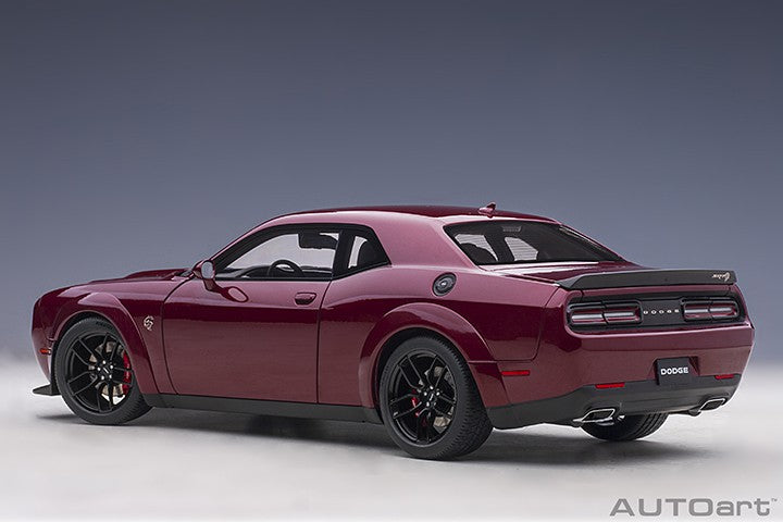 2018 Dodge Challenger SRT Hellcat Widebody -Octane Red - Autoart 1/18 - 71739  - Passion Diecast 
