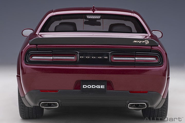 2018 Dodge Challenger SRT Hellcat Widebody -Octane Red - Autoart 1/18 - 71739  - Passion Diecast 