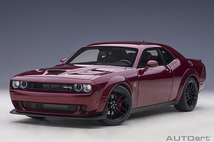 2018 Dodge Challenger SRT Hellcat Widebody -Octane Red - Autoart 1/18 - 71739  - Passion Diecast 