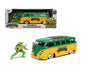 Ninja Turtle - 1962 Volkswagen Bus &  Leonardo  figure -  Jada 1-24 - 31786  - Passion Diecast 