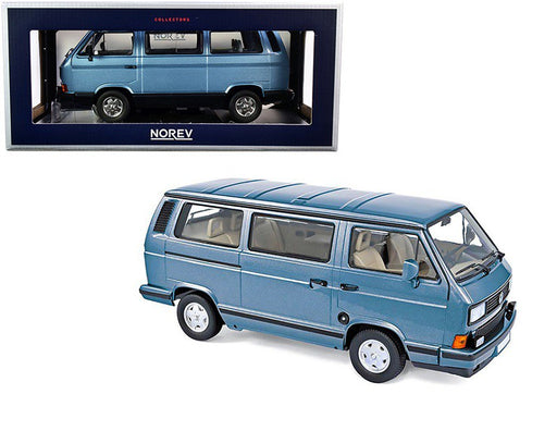 1990 Volkswagen Multivan Bus Light Blue -  1/18  Norev 188544 - Passion Diecast 