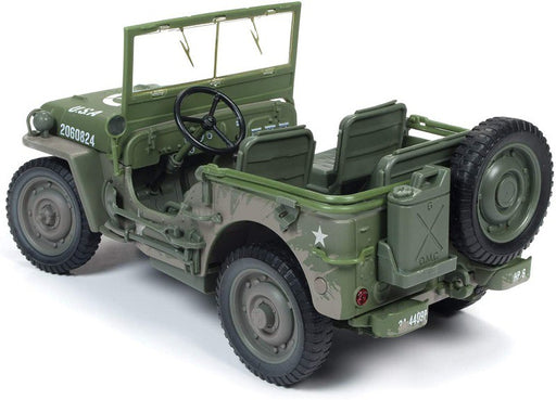 1941 Willys MB Jeep US Army Dirty Version -  Autoworld -1-18 -  AWML005 B - Passion Diecast