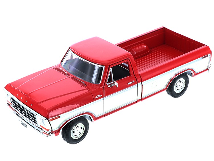 1979  Ford F-150 Pickup Red - Motormax 1-24 - 79346 RD - Passion Diecast 