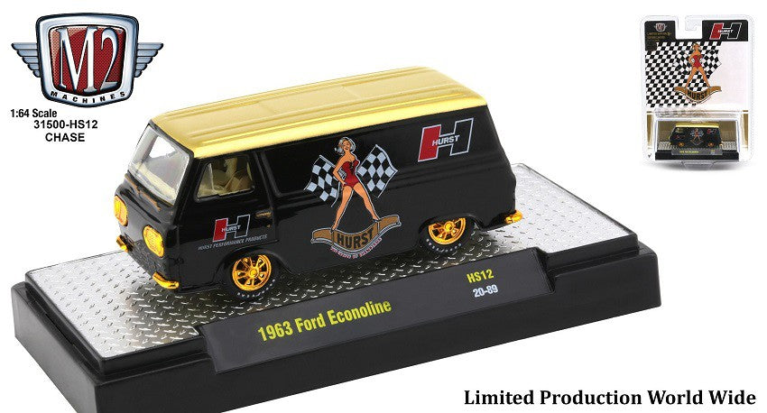 Ford Econoline HURTS Edition - Auto-Thentics  M2 Machines 1:64 CHASE CAR - 31500-HS12GR