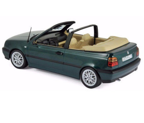 1995 Volkswagen Golf Cabriolet Green - 1/18  Norev -188431 - Passion diecast 