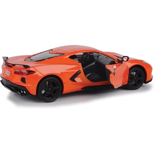 2020 Chevrolet Corvette C8 Stingray  Orange - Motormax 1/24 - 79360 OR - Passion Diecast 