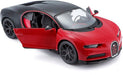 Bugatti Chiron Sport n°16 Red and Black - 1:18 Bburago  - 11044 RD - Passion Diecast 