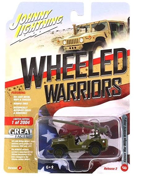 Jeep Willys M38A1C - Korean War - Wheeled Warriors  - Johnny Lightning - 1:64 - JLCP7272 - Passion Diecast 