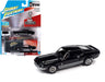 1968 Ford Mustang Shelby GT-350 Raven Black  with White Stripes -Collector Tin - Johnny Lightning -   1:64 - JLSP109 A