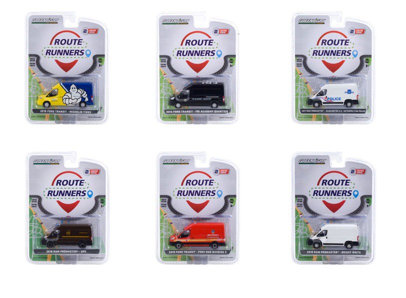 Route Runners Series 2  Assortment   greenlight 1-64  - 53020 - Passion Diecast