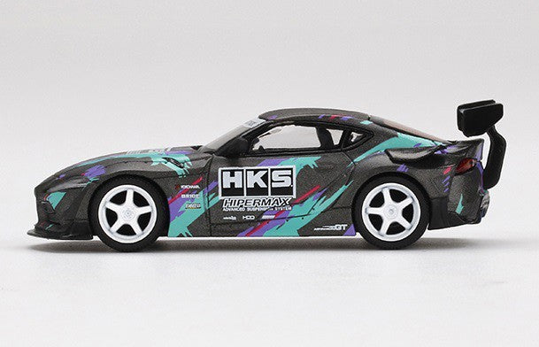 HKS Toyota GR Supra 2019 SEMA Presentation-  MINI GT 1:64 - Mijo Exclusive - MGT00212 - Passion Diecast 