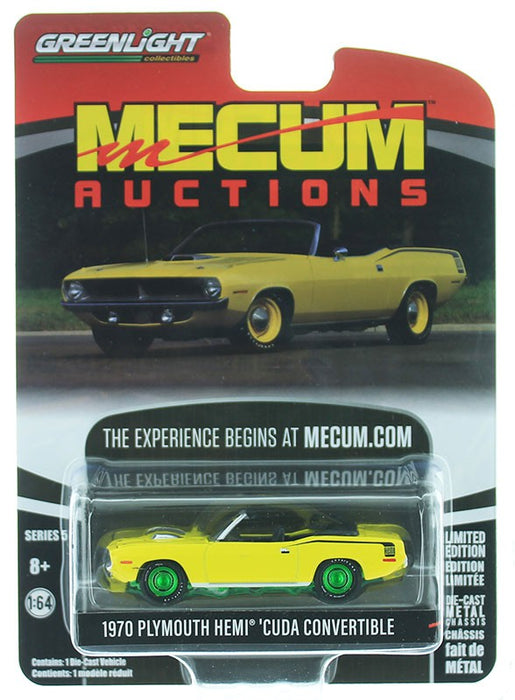 1970 Plymouth HEMI Cuda - Mecum Auctions Series 5 -  GREENMACHINE 1-64 -  37210 CGR