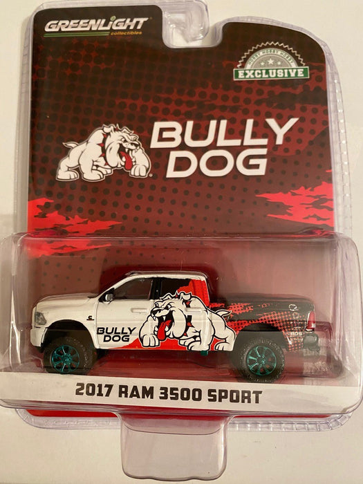 2017 Dodge Ram 3500 Sport - Bully Dog - GREENMACHINE 1/64  Hobby Exclusive - 30172GR