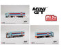 Mercedes-Benz Actros With 40 Ft Container - GULF  -   MINI GT 1/64  -  MGT00213 - Passion Diecast