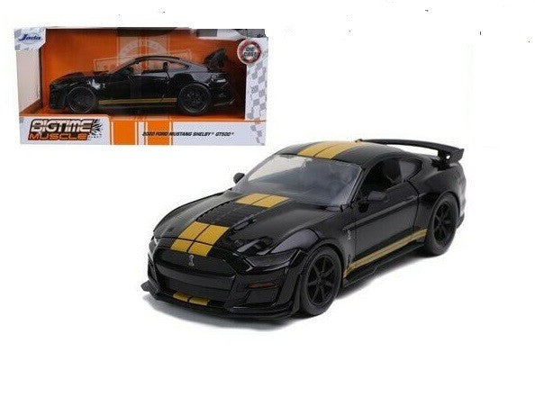 2020 Ford Shelby  GT500  Black with Gold stripe -  Jada 1/24 - 53003BK - 32661 -  Passion Diecast 