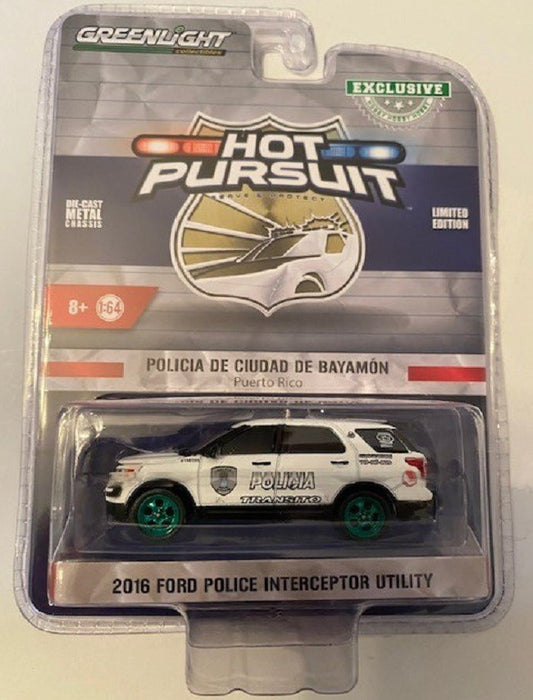 2016 Ford Interceptor Utility - Bayamon City Police Department, Puerto Rico - GREENMACHINE 1/64  Hobby Exclusive - 30210GR