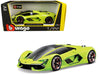 Lamborghini Terzo Millennio Lime Green - Bburago 1-24 -  21094 GRN - Passion Diecast 