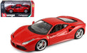 Ferrari 488 GTB Red -  Bburago 1/24 - 26013 -RD - Passion Diecast 