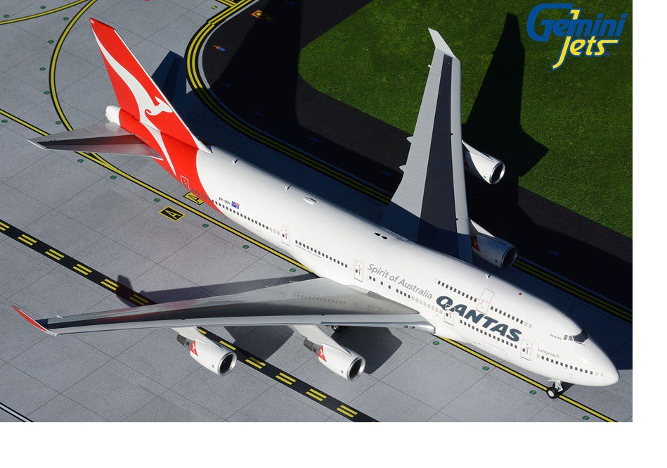 QANTAS Boeing 747-400ER "Longreach" / VH-OEH "Hervey Bay" / Gemini 200 - G2QFA734 - Passion Diecast 