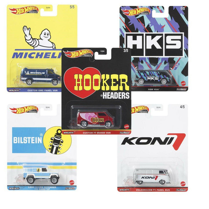 Hot Wheels 1:64 Pop Culture 2021 ''K'' Case - Speed Shop Garage -  Assortment -  Set of 5 Cars - DLB45-946K - Passion Diecast
