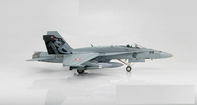 McDonnell Douglas F/A-18C Hornet - Swiss Air Force 18th Sqn, Switzerland, Nov. 2009 - Hobby Master 1/72 HA3507 - Passion Diecast