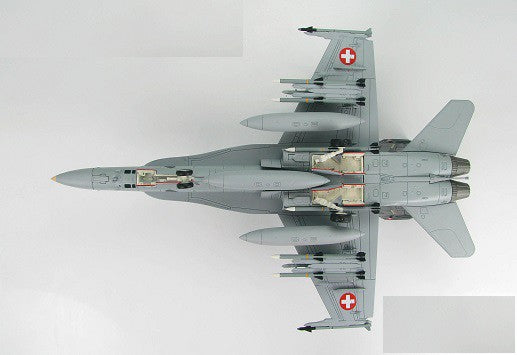McDonnell Douglas F/A-18C Hornet - Swiss Air Force 18th Sqn, Switzerland, Nov. 2009 - Hobby Master 1/72 HA3507 - Passion Diecast