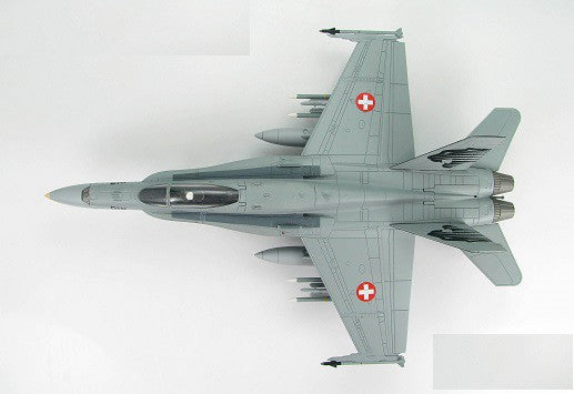 McDonnell Douglas F/A-18C Hornet - Swiss Air Force 18th Sqn, Switzerland, Nov. 2009 - Hobby Master 1/72 HA3507 - Passion Diecast