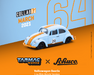 Volkswagen Beetle Blue Orange - Tarmac Works  / Schuco 1/64  - T64S-006-GF  -  Passion Diecast 