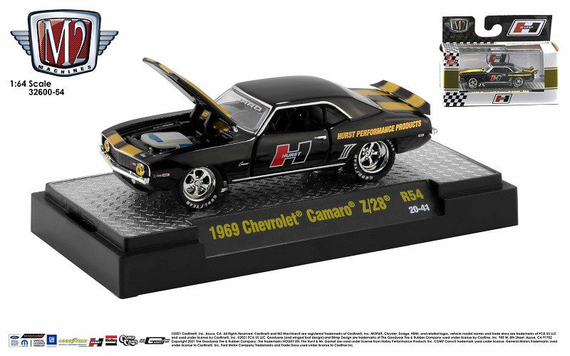 Auto-Trucks / Detroit Muscle Release 54  Assortment of 6 - M2 Machines 1-64 - 32600-54 -  Passion Diecast 