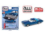 1975 Cadillac Eldorado Blue - Lowriders - Auto World 1/64 MiJo Exclusives - CP7720 - Passion Diecast 