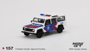 Land Rover Defender 110 Indonesia Pollisi - Mini GT 1/64 - MGT00157 R -  Passion Diecast 