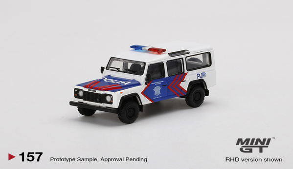 Land Rover Defender 110 Indonesia Pollisi - Mini GT 1/64 - MGT00157 R -  Passion Diecast 