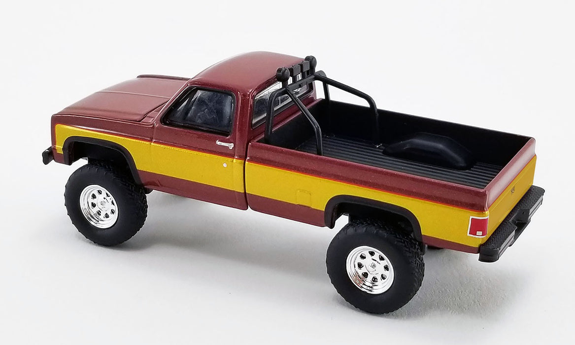 STACEY DAVID'S GEARZ - 1986 CHEVROLET K2500 - STUNT DOUBLE - FALL GUY TRIBUTE, 1-64 greenlight GL-51369