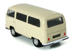1972 Volkswagen Bus T2 - welly 1/24 - 22472 Beige  - Passion Diecast 