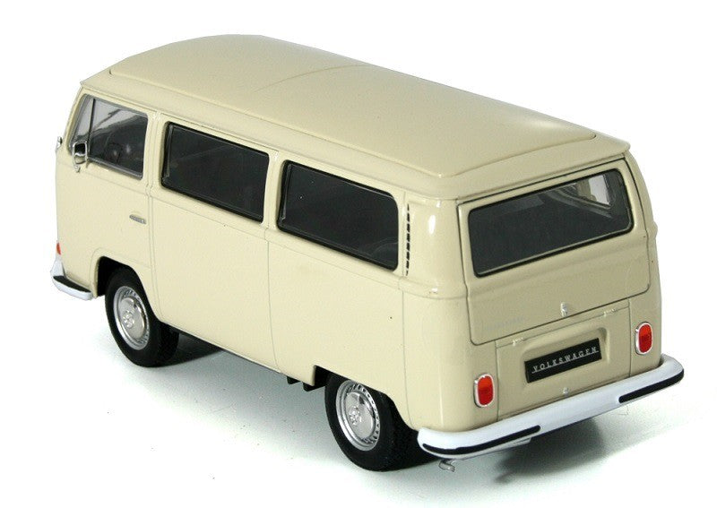 1972 Volkswagen Bus T2 - welly 1/24 - 22472 Beige  - Passion Diecast 