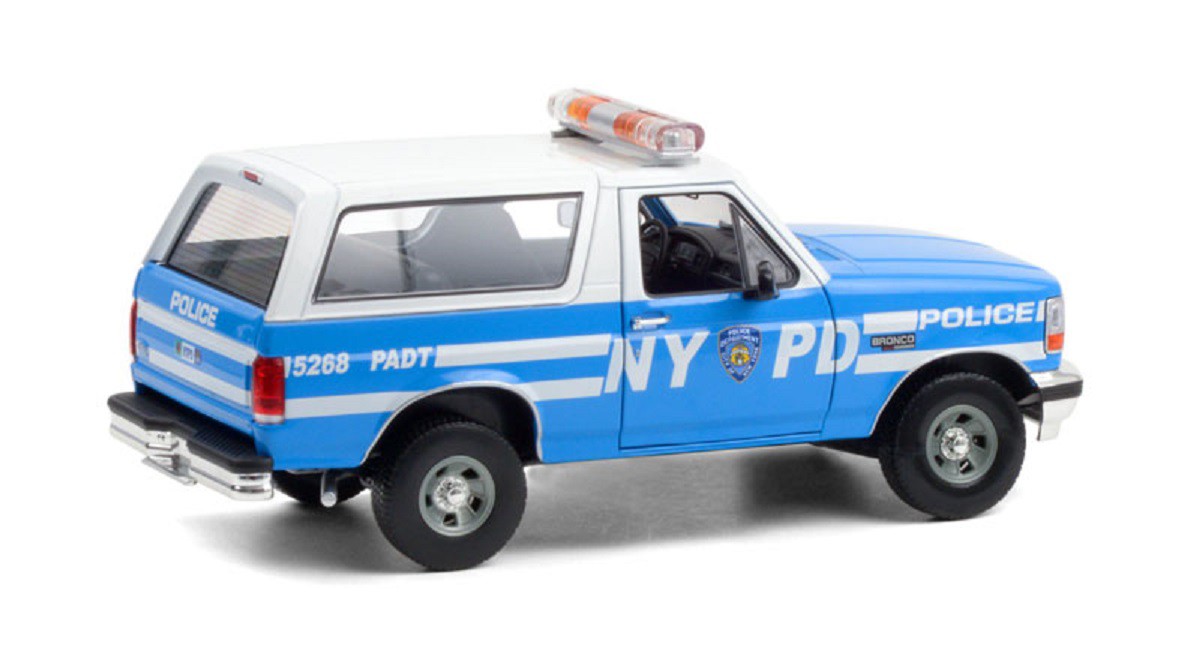 1992 Ford Bronco - New York City Police Department (NYPD)  1/18  Greenlight - 19087
